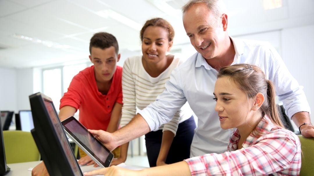 Coaching de l'éducateur avec la tablette