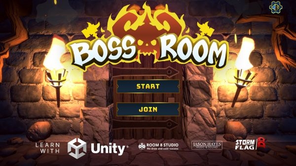 Entra en la pantalla de inicio de Boss Room