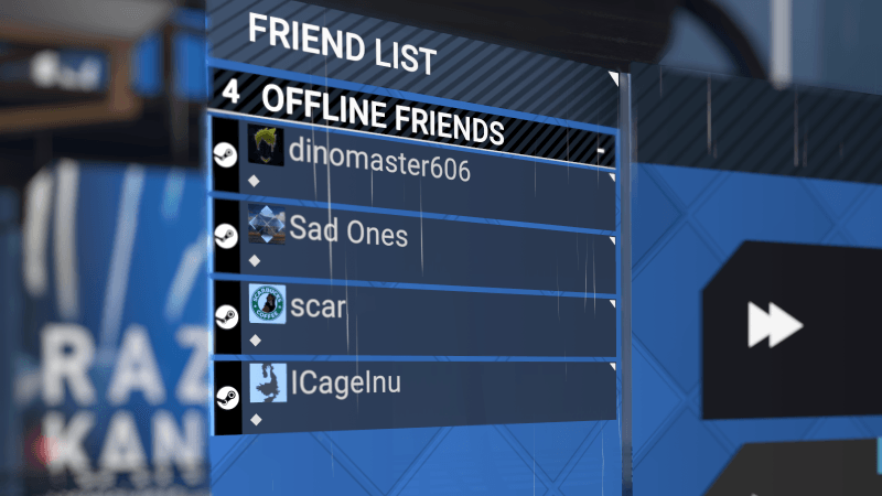 Friends list