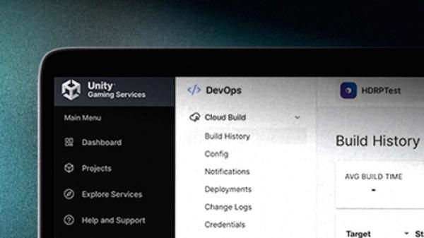 Unity Cloud Build 界面