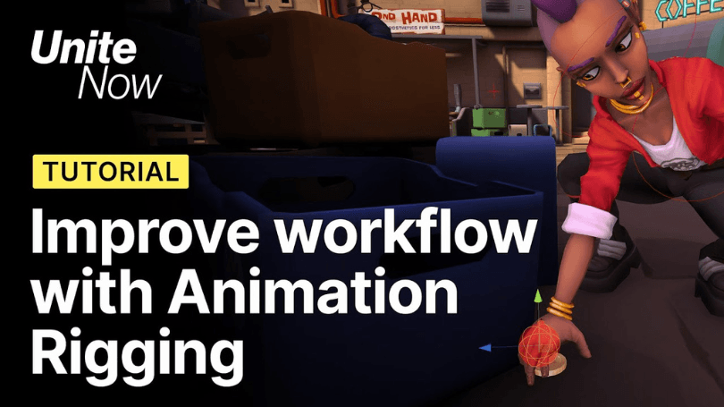 improve workflow with animation rigging