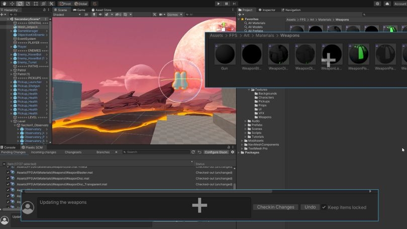 Bloqueo de archivos en el Editor de Unity