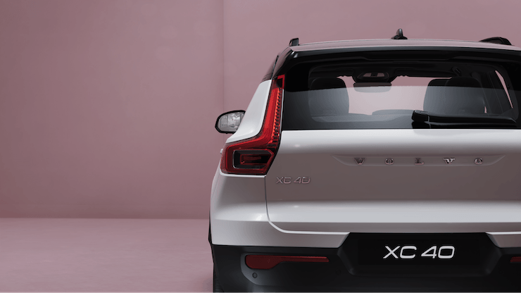 Volvo XC40 Recharge: Modelo 3D en Unity