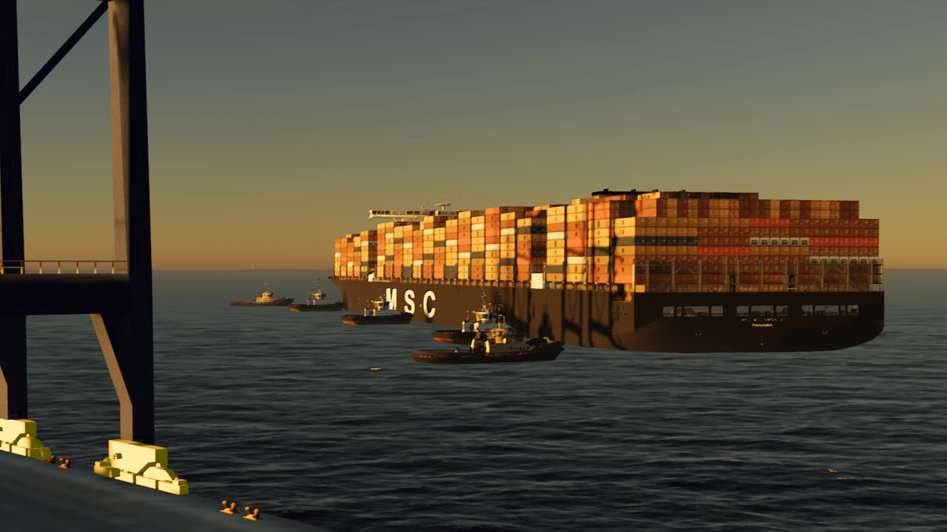 HR Wallingford image of cargo ship