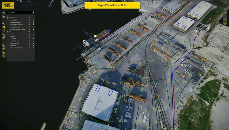 Digital Twin Port of Oulu