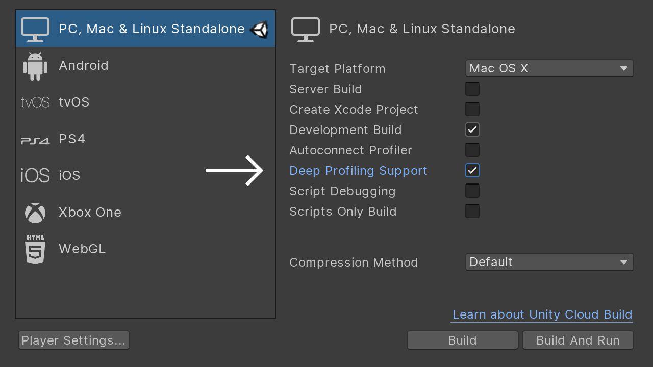 Profiler improvement: Deep Profile support in Players