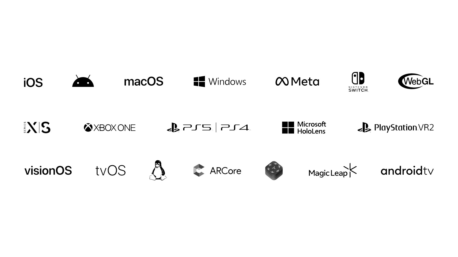 Multiplatform logos