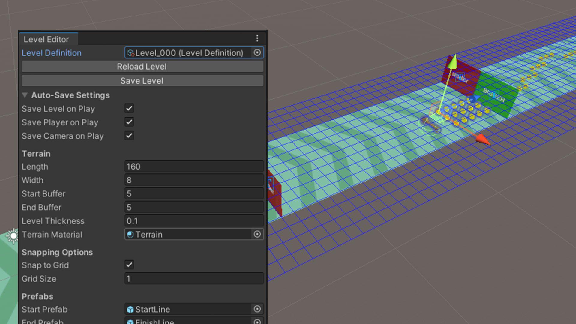 Level-Editor-Schnittstelle