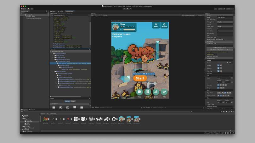 UnityエディターのUIツールキット