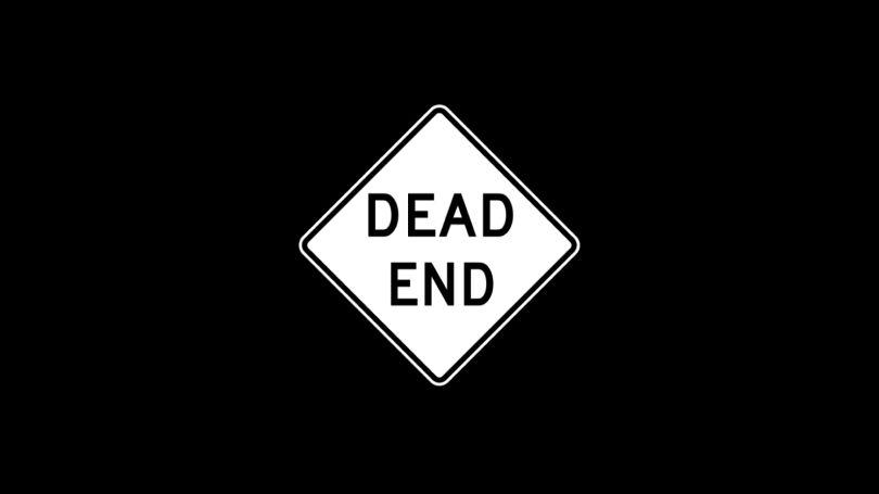 Dead end sign