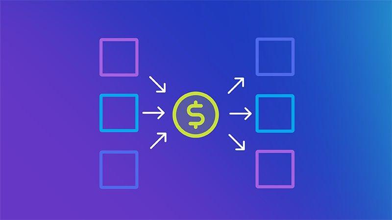 Game economy sources and sinks graphic