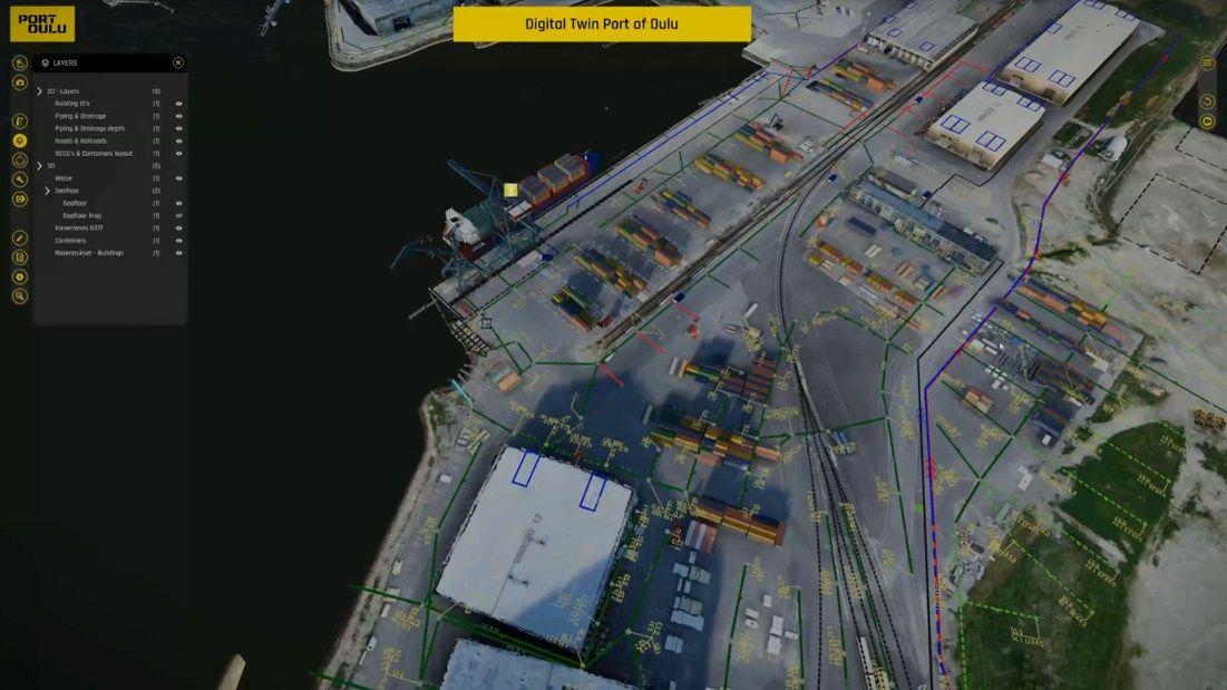 Port of Oulu digital twin