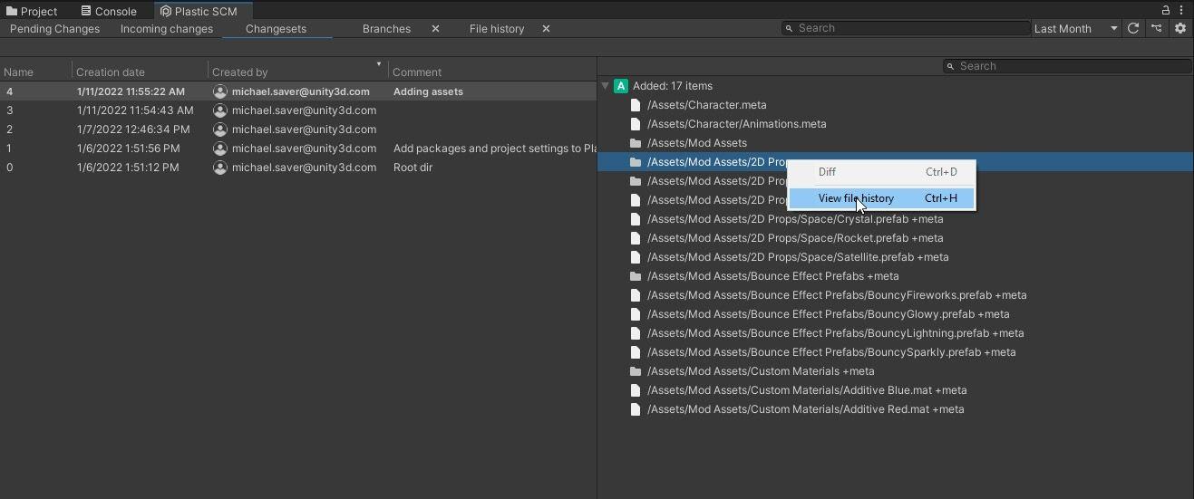 6. 6. Techniques de base pour la validation des modifications et historique des fichiers