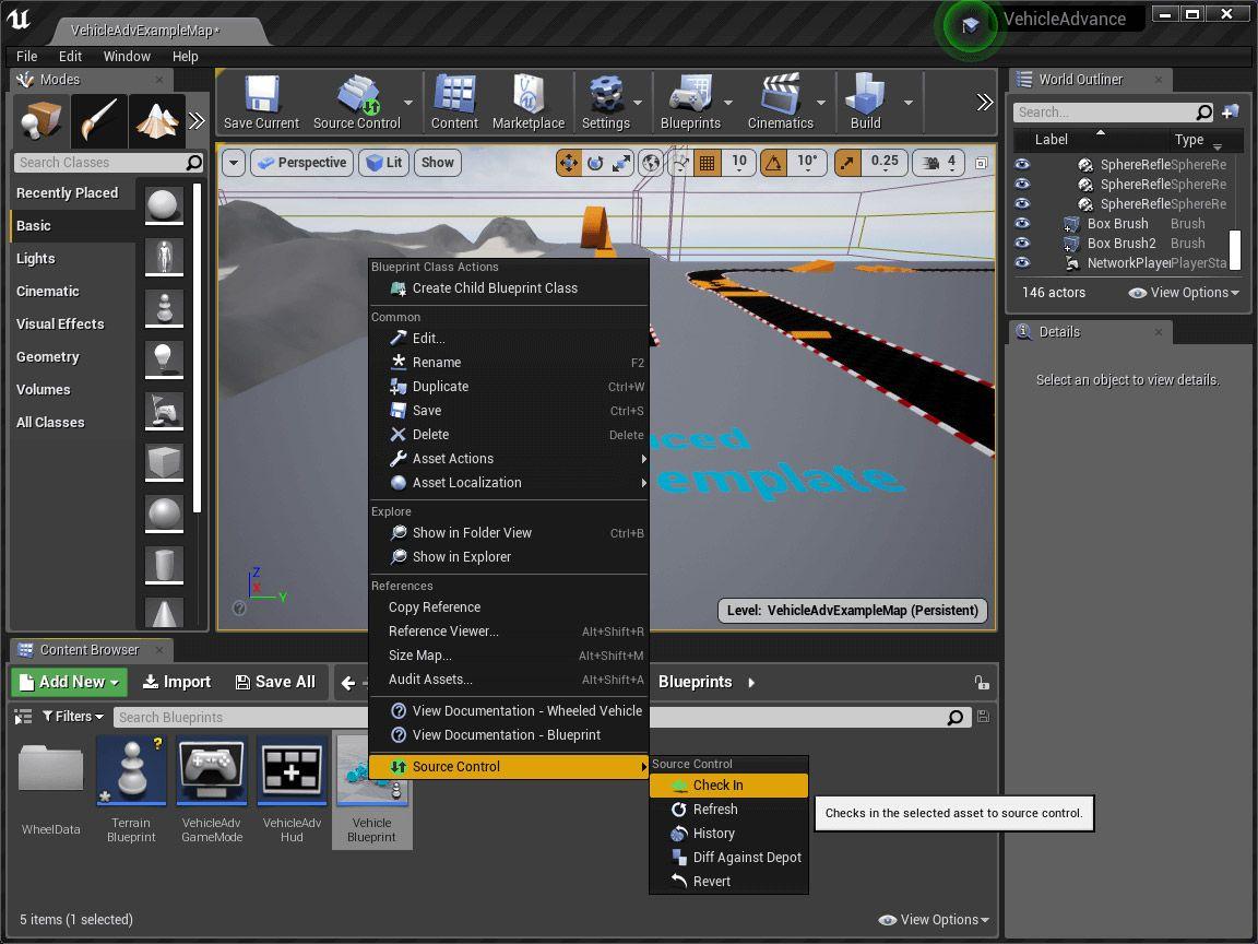 9. Подключение Plastic SCM к Unreal Engine