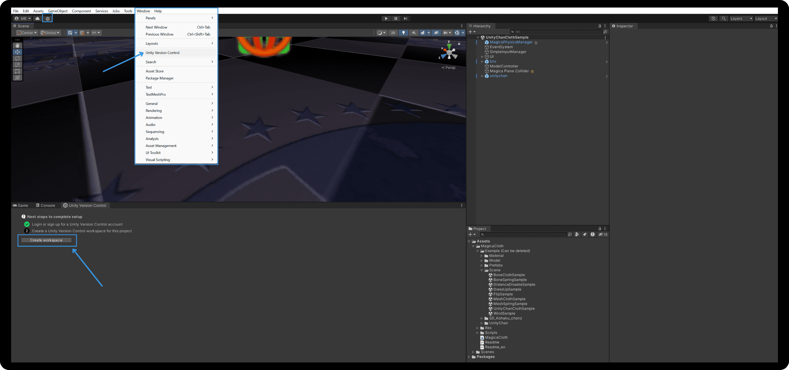 1. 1. 将 Plastic SCM 连接到 Unity