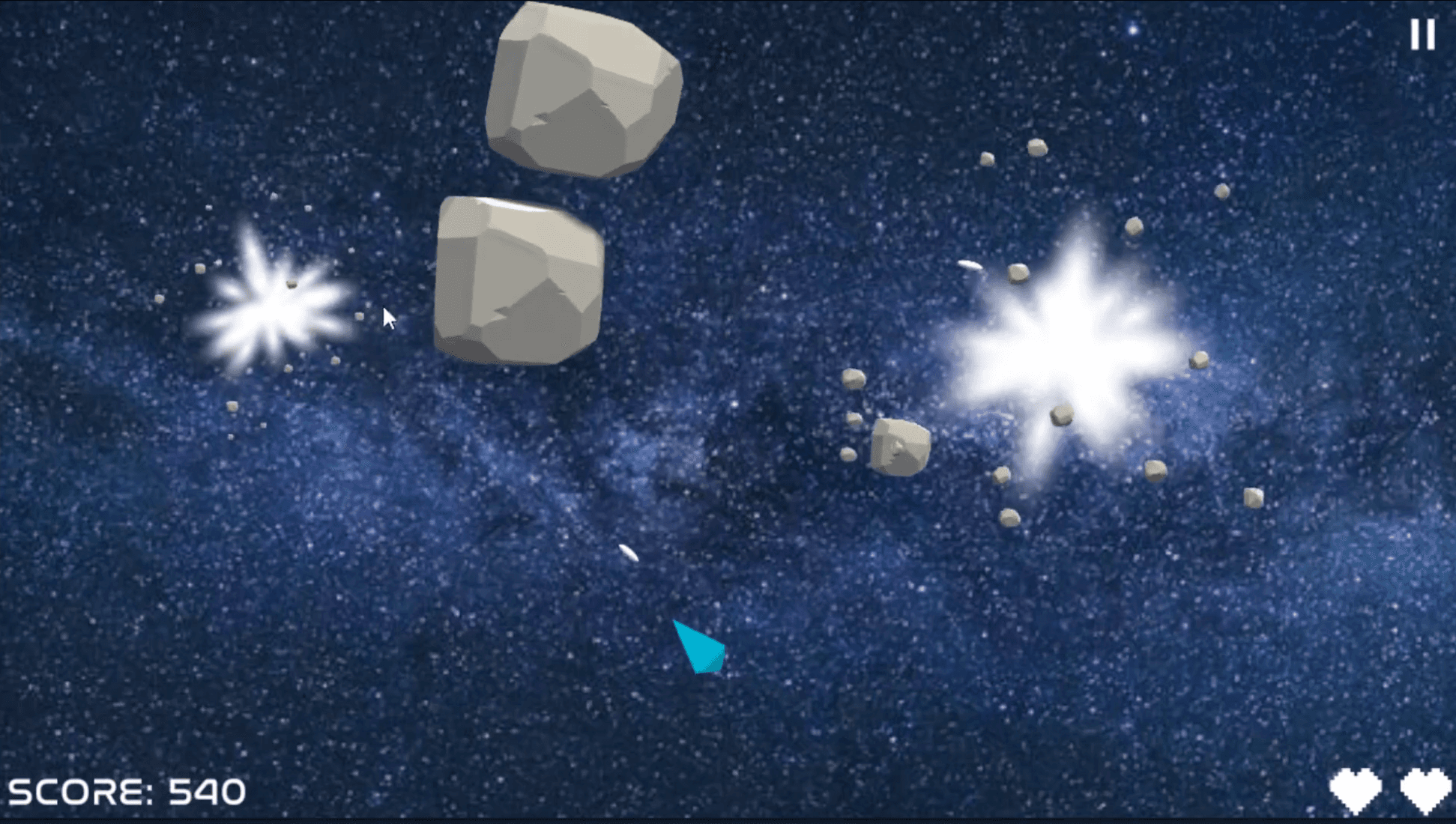 Space shooting game