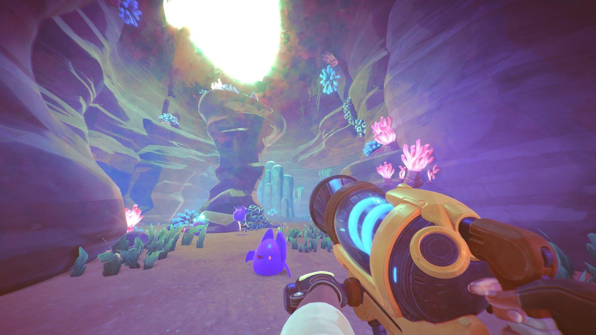 Escena de Slime Rancher Cave