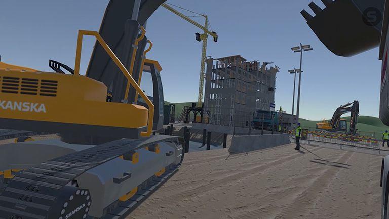 VR (Realidade Virtual, em inglês Virtual Reality) imersiva melhora a segurança do canteiro de obras