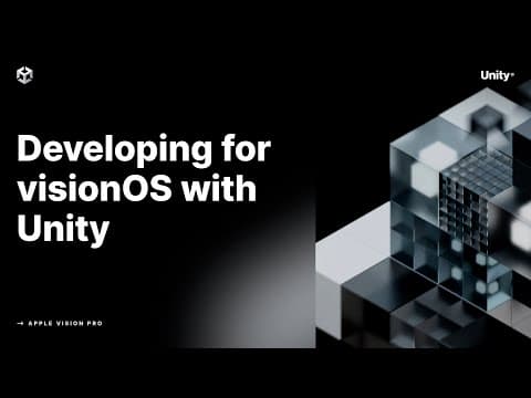 Desenvolvendo para visionOS com Unity