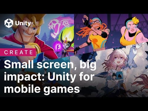 Unity for mobile games